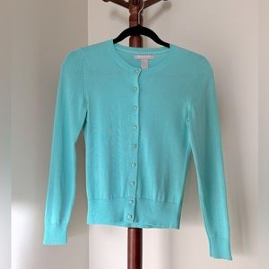 Banana Republic Buttoned Cardigan - Size XS Petite - Mint Green